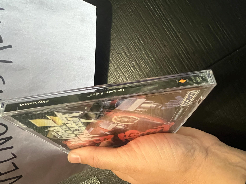 Raiden Project REPLACEMENT CASE No Disc Ps1 Longbox Alternative