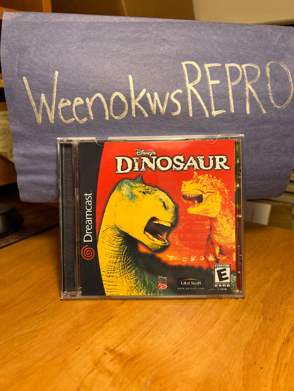 Disneys Dinosaur REPRODUCTION CASE No Disc Dreamcast