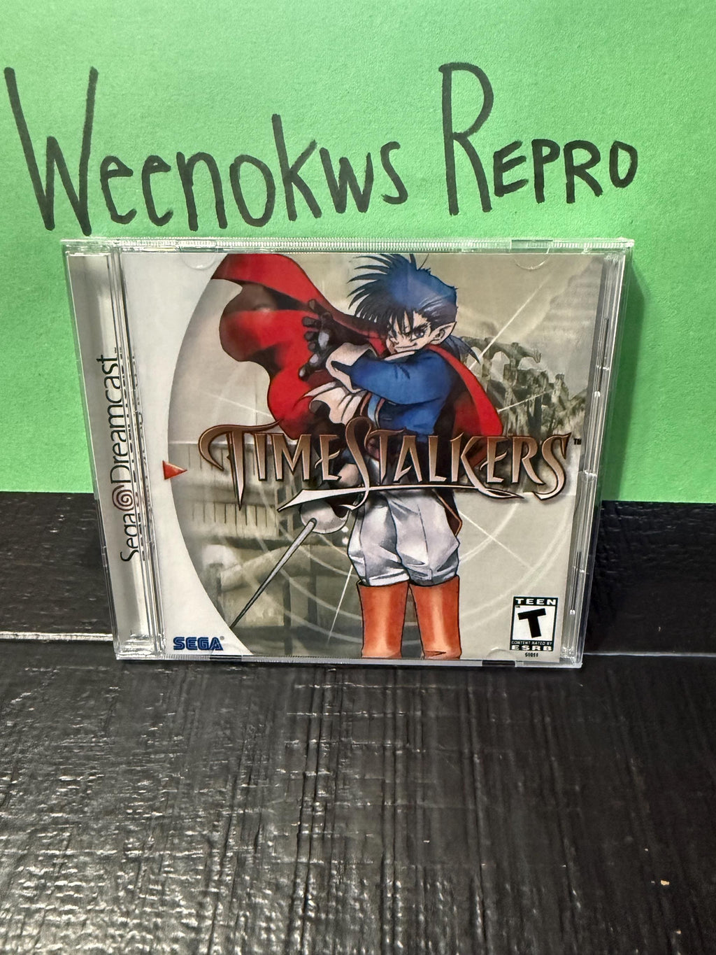 Time Stalkers REPRODUCTION CASE No Disc Dreamcast