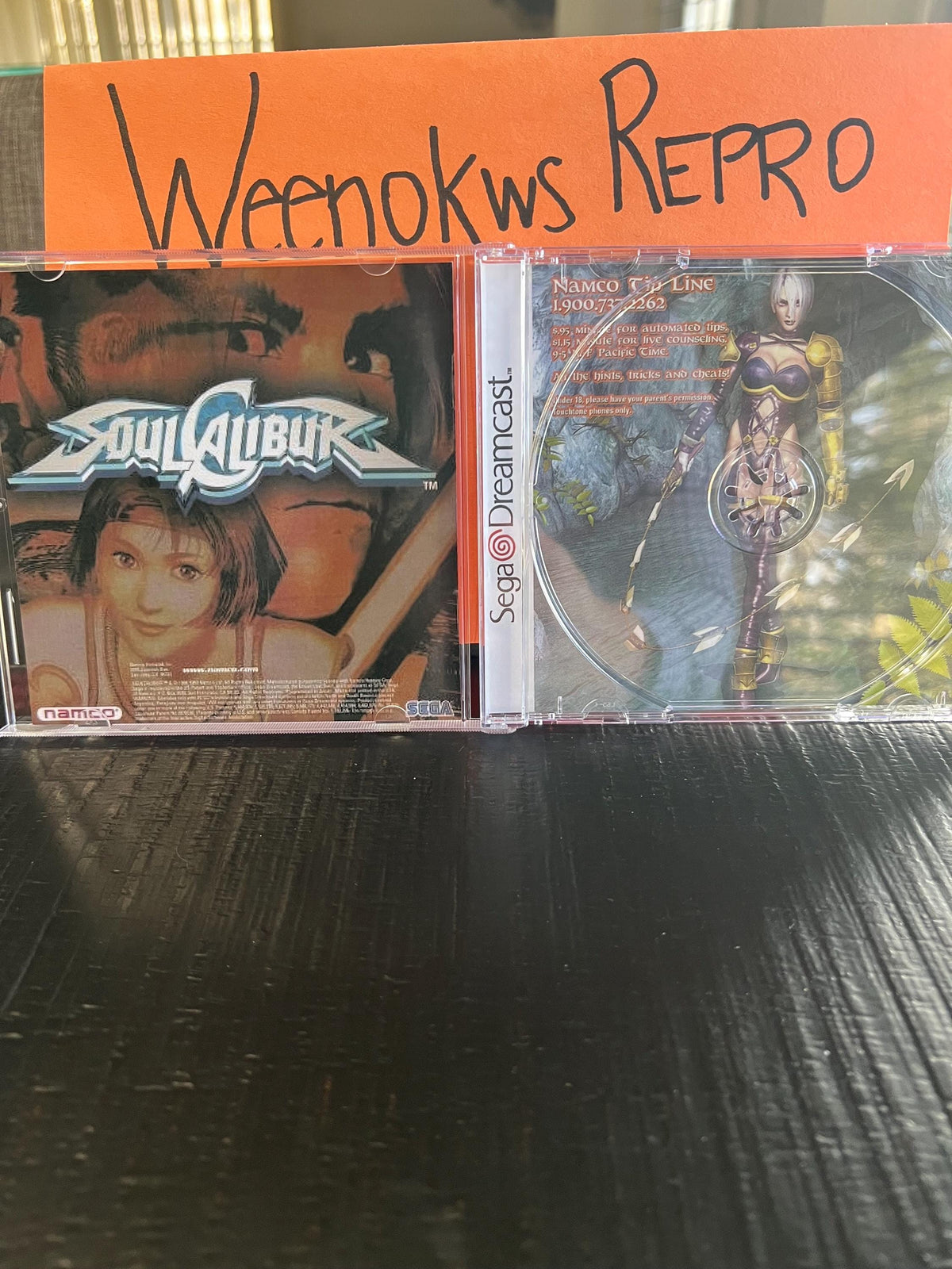 Soul Caliber REPRODUCTION CASE No Disc Dreamcast