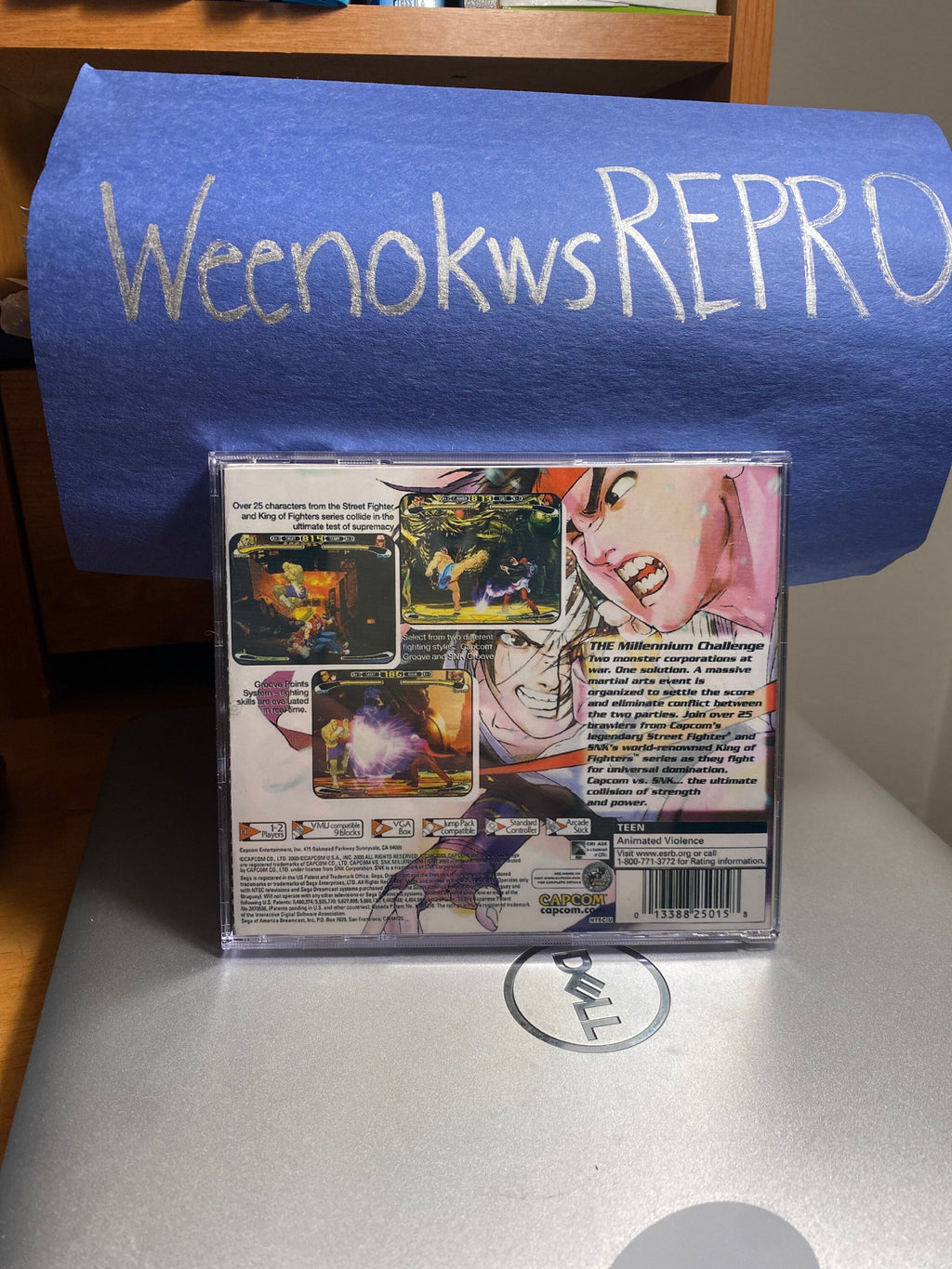 Capcom vs SNK REPRODUCTION Case No Game Dreamcast