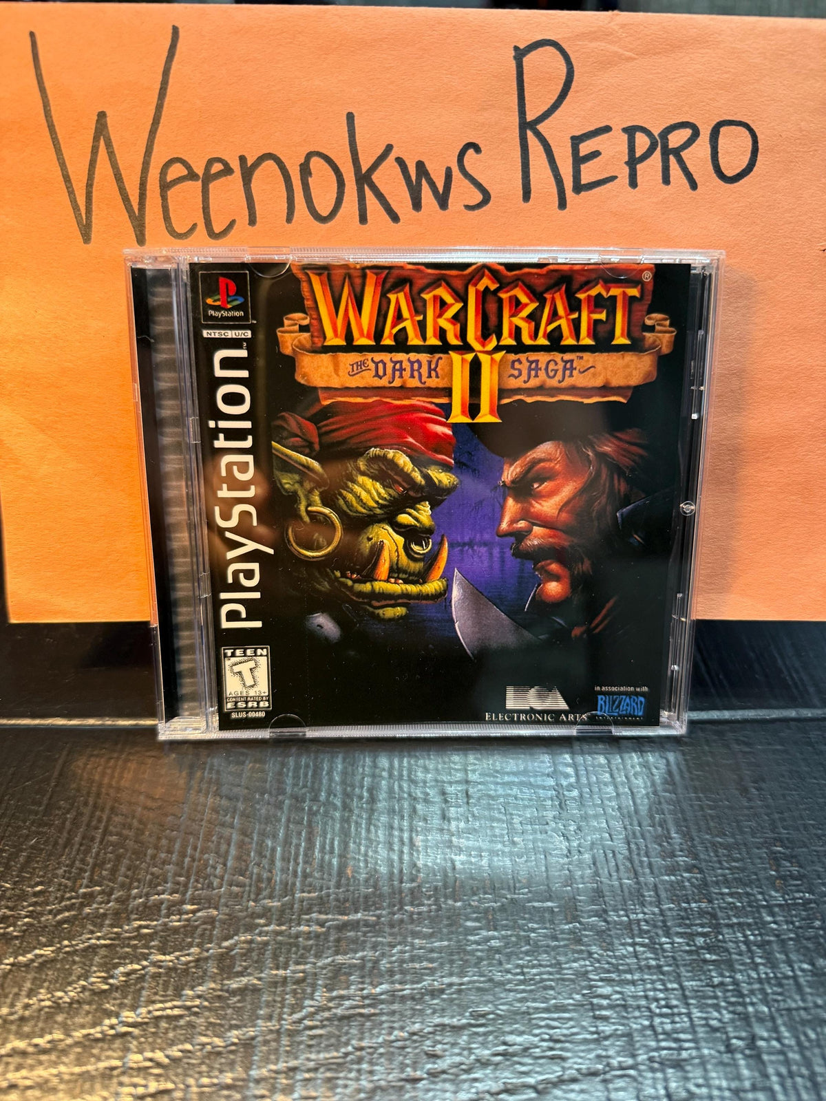 Warcraft II 2 Dark Saga REPLACMENT CASE No Disc!