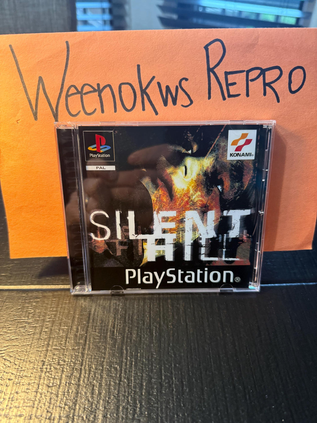 Silent Hill REPLACEMENT CASE No Disc! PAL version Ps1