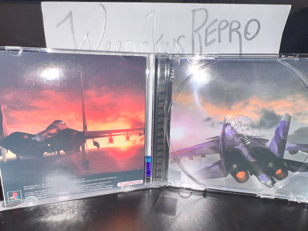 Ace Combat 2 REPLACMENT CASE No Disc! Ps1