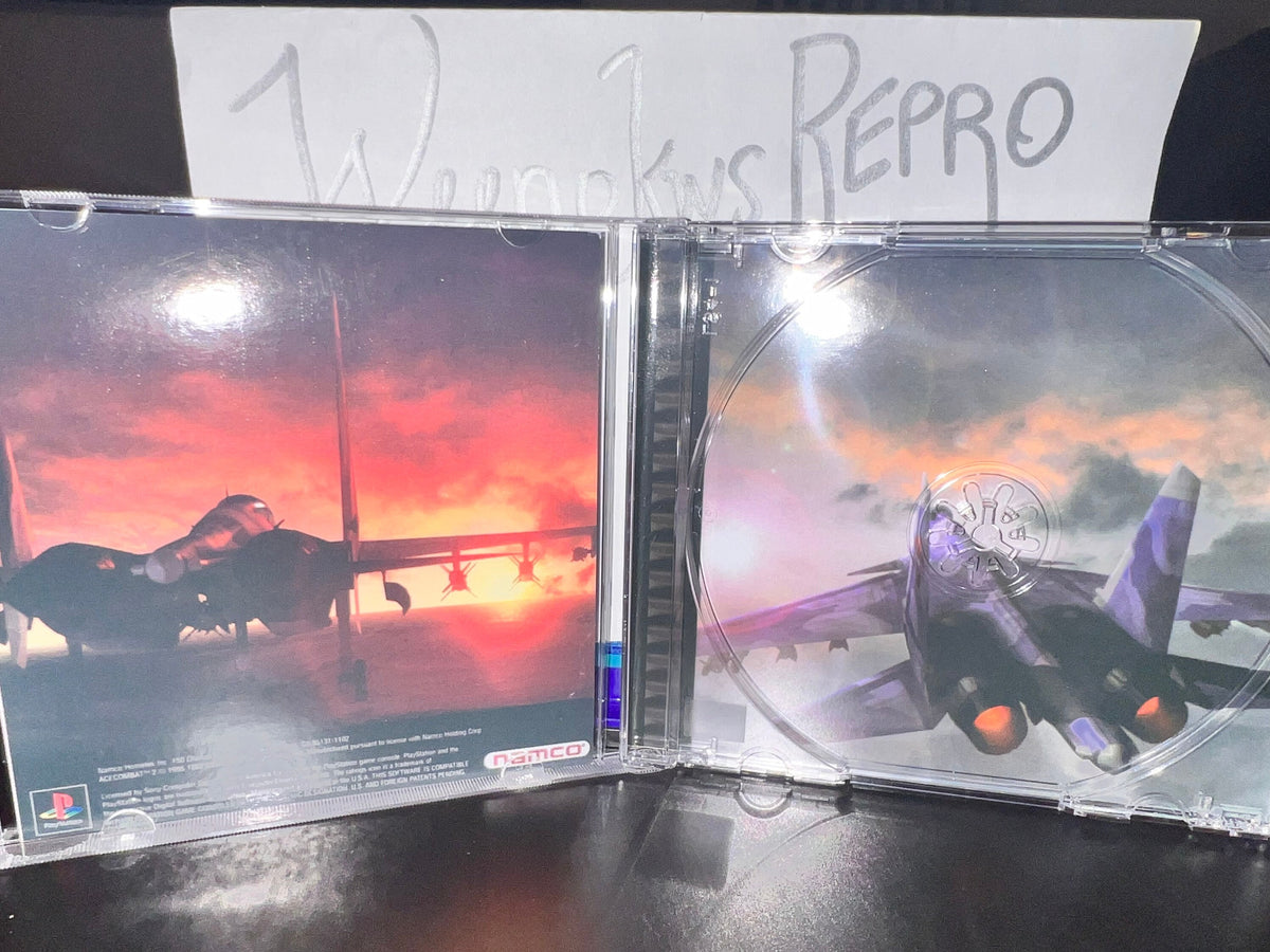 Ace Combat 2 REPLACMENT CASE No Disc! Ps1