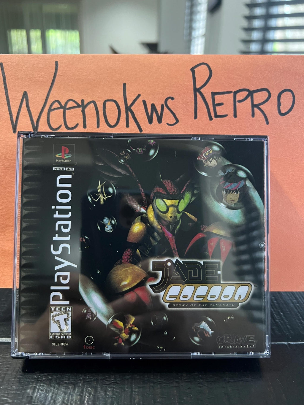 Jade Cocoon Story of the Tamamayu REPLACMENT CASE No Disc ps1