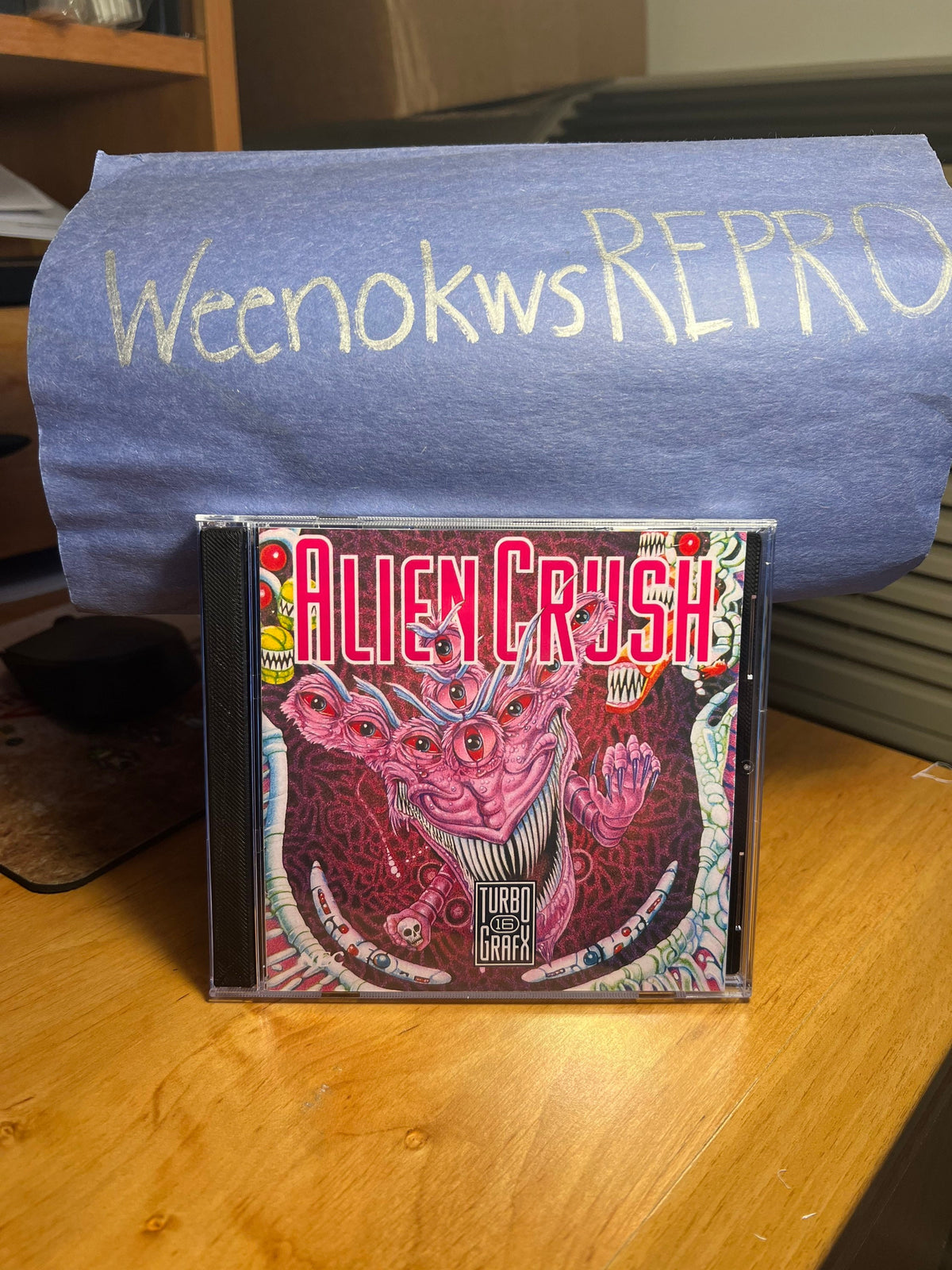 Alien Crush REPRODUCTION CASE No Game! TurboGrafx