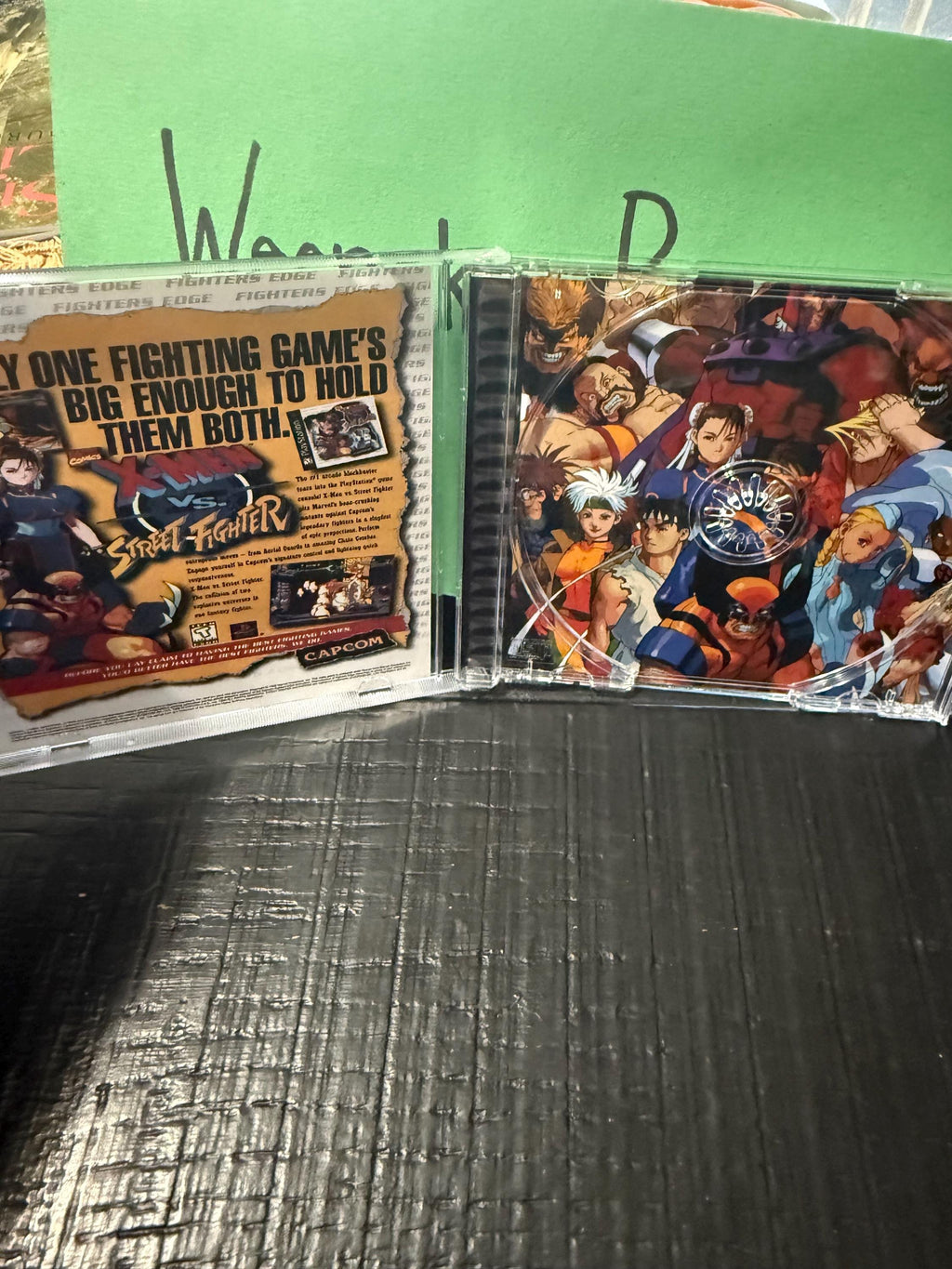 X-men vs. Street Fighter REPLACMENT CASE No Disc ps1