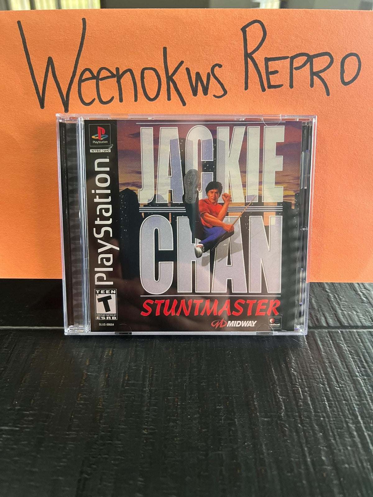 Jackie Chan Stuntmaster REPLACMENT CASE No Disc ps1