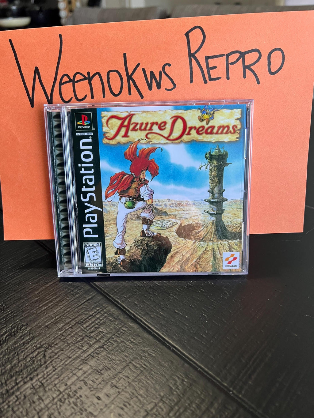 Azure Dreams REPLACMENT CASE No Disc ps1