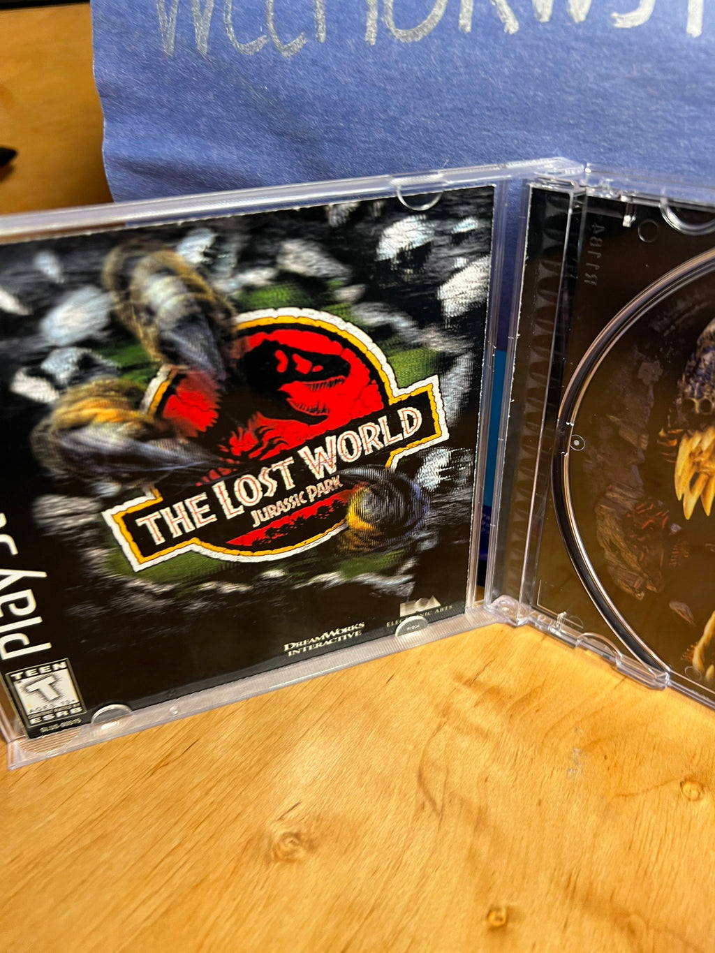 Jurassic Park The Lost World REPLACEMENT CASE No Game!! Ps1