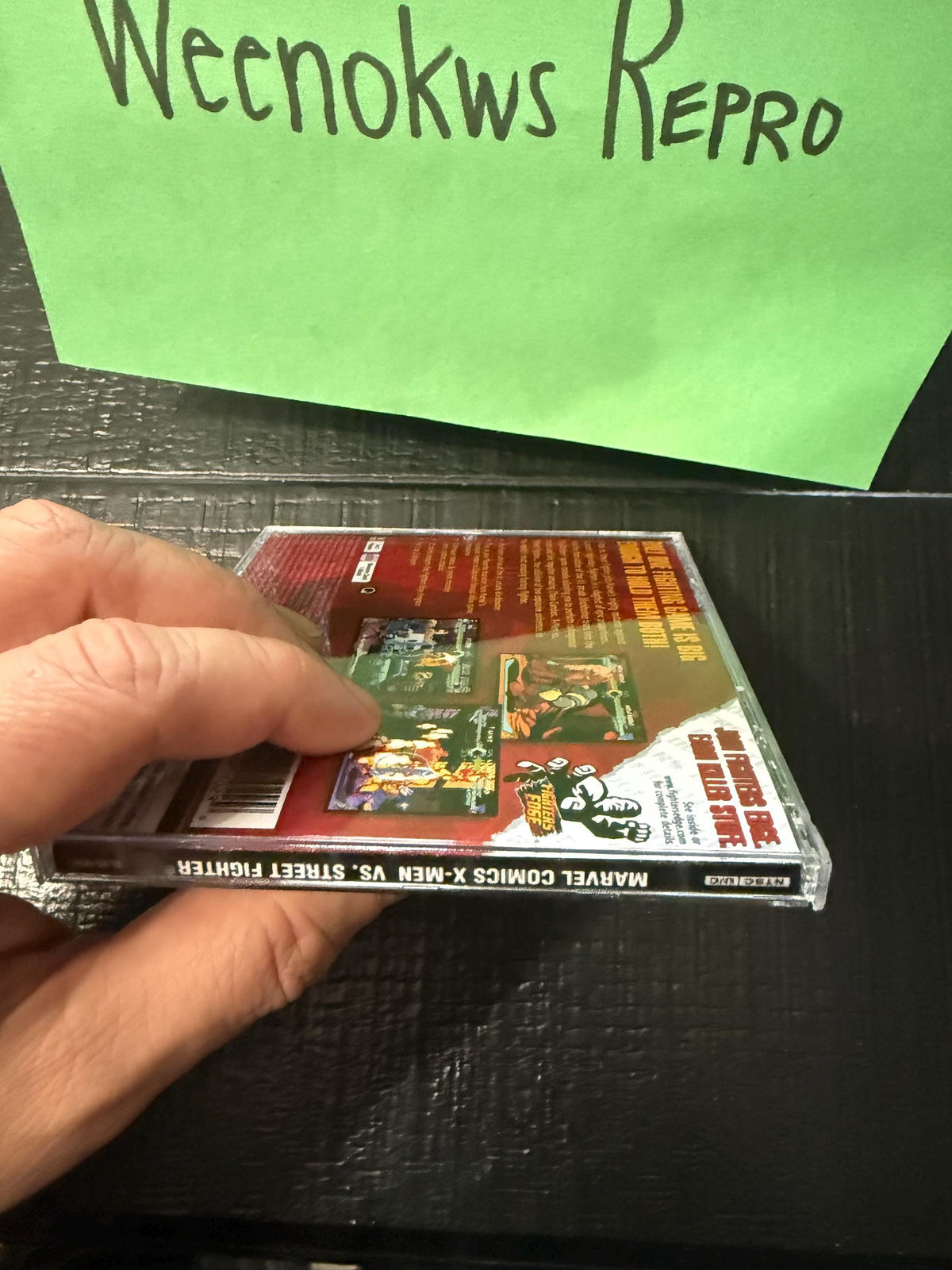X-men vs. Street Fighter REPLACMENT CASE No Disc ps1