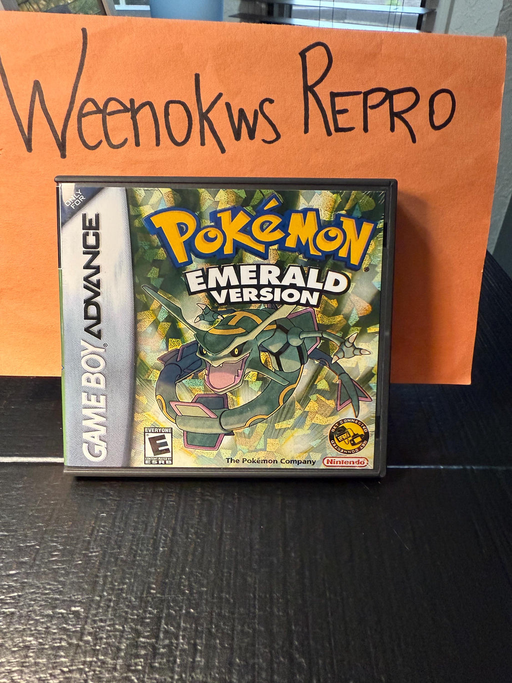 Pokémon Pokemon Emerald version REPLACEMENT CASE No Game! Nintendo Gameboy Advance GBA