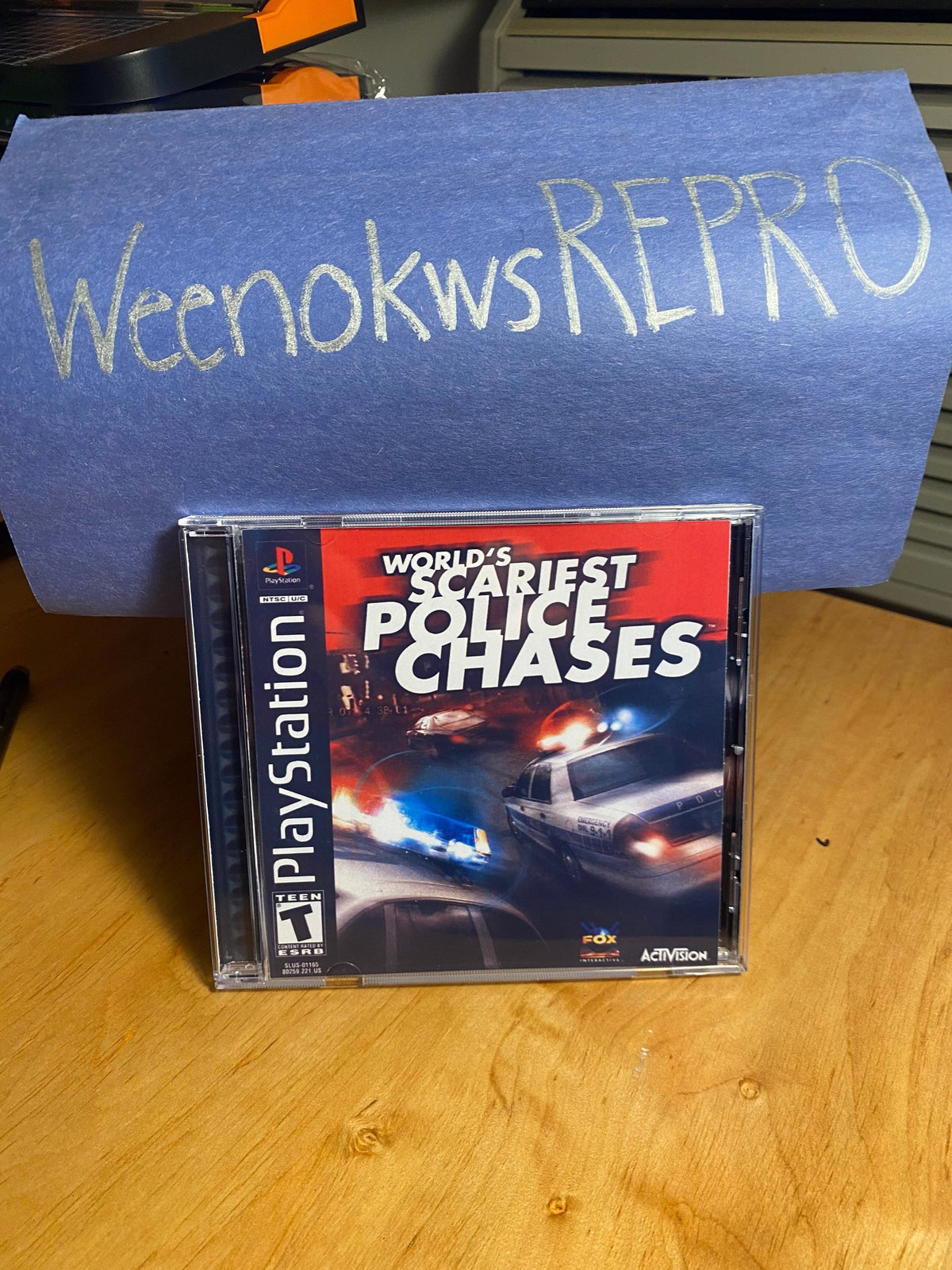 Worlds Scariest Police Chases REPLACEMENT CASE No Disc ps1
