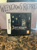 Last Window The Secret of Cape West REPLACEMENT CASE No Game! Nintendo DS