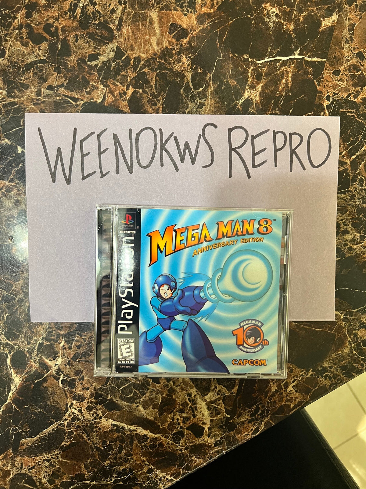 MegaMan 8 REPLACMENT CASE No Disc Ps1
