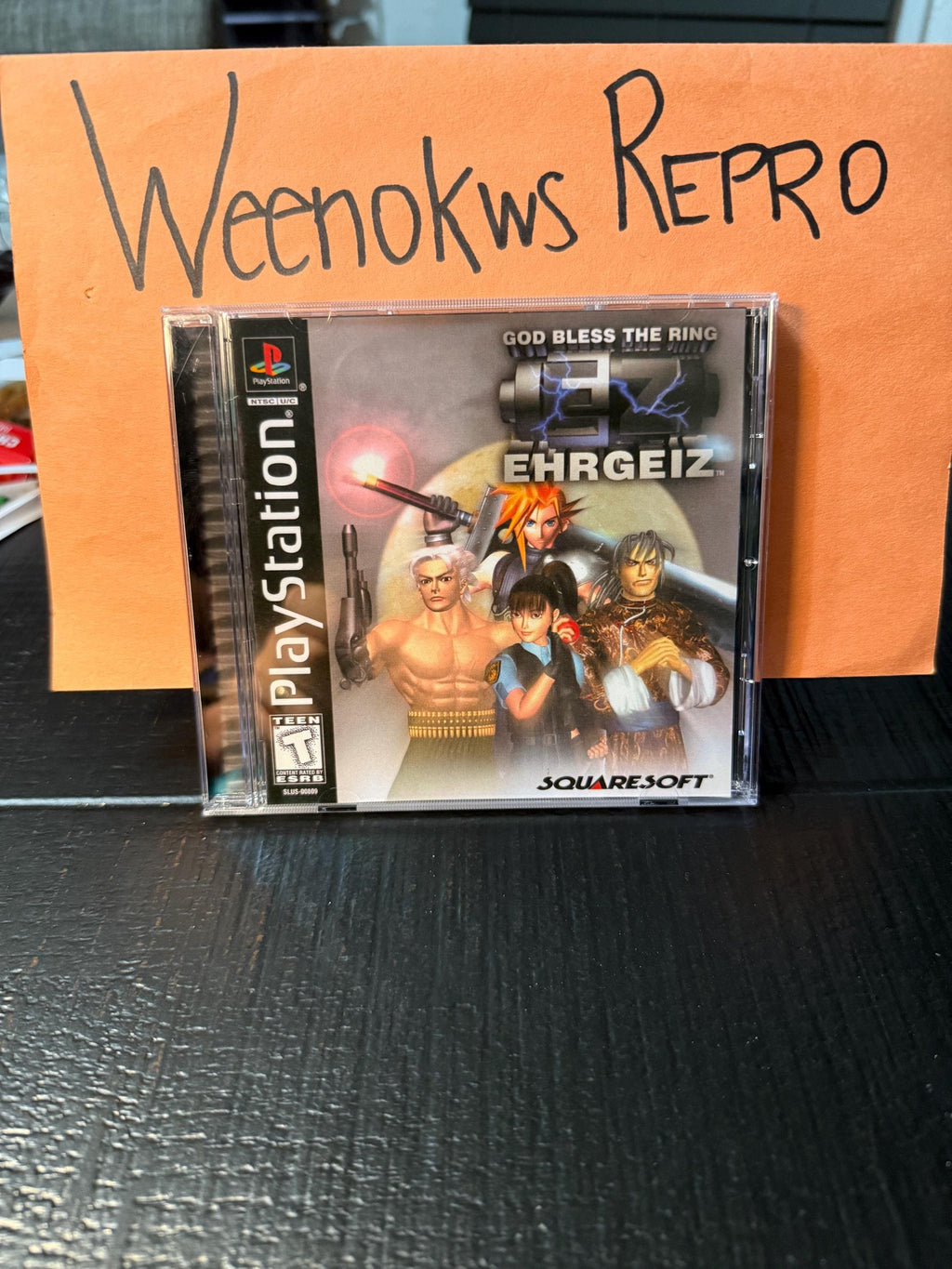 Ehrgeiz REPLACMENT CASE No Disc ps1