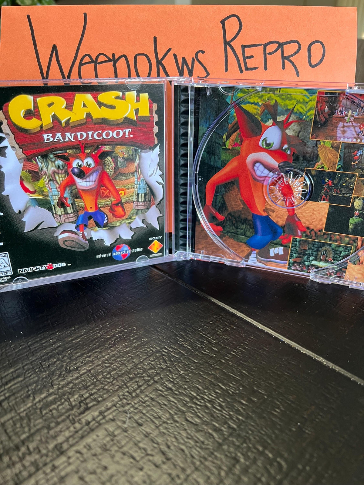 Crash Bandicoot 1 REPLACMENT Case No Disc Ps1
