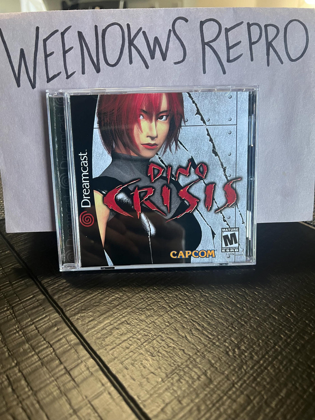 Dino Crisis 1 REPRODUCTION CASE No Disc! Dreamcast