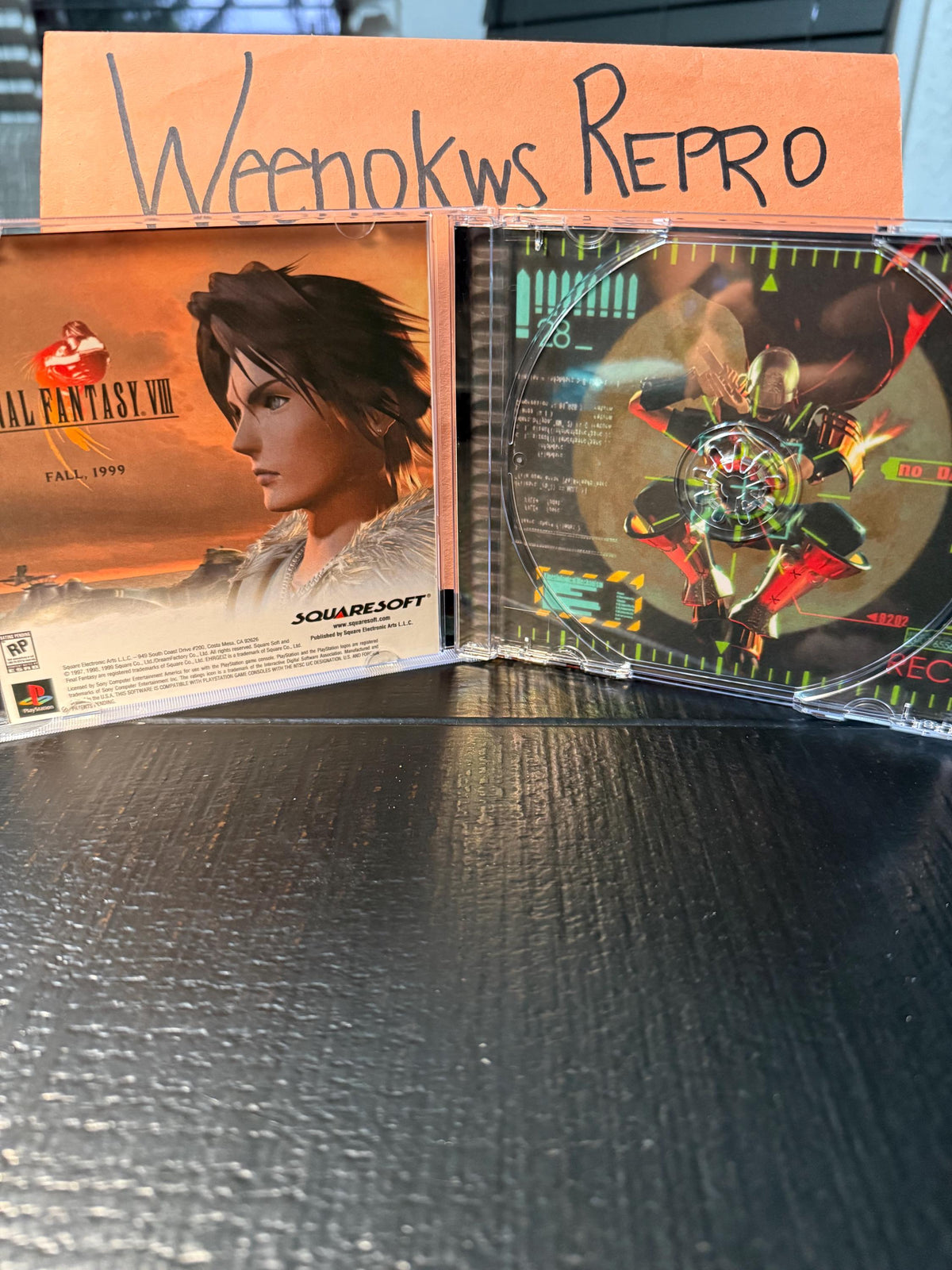 Ehrgeiz REPLACMENT CASE No Disc ps1
