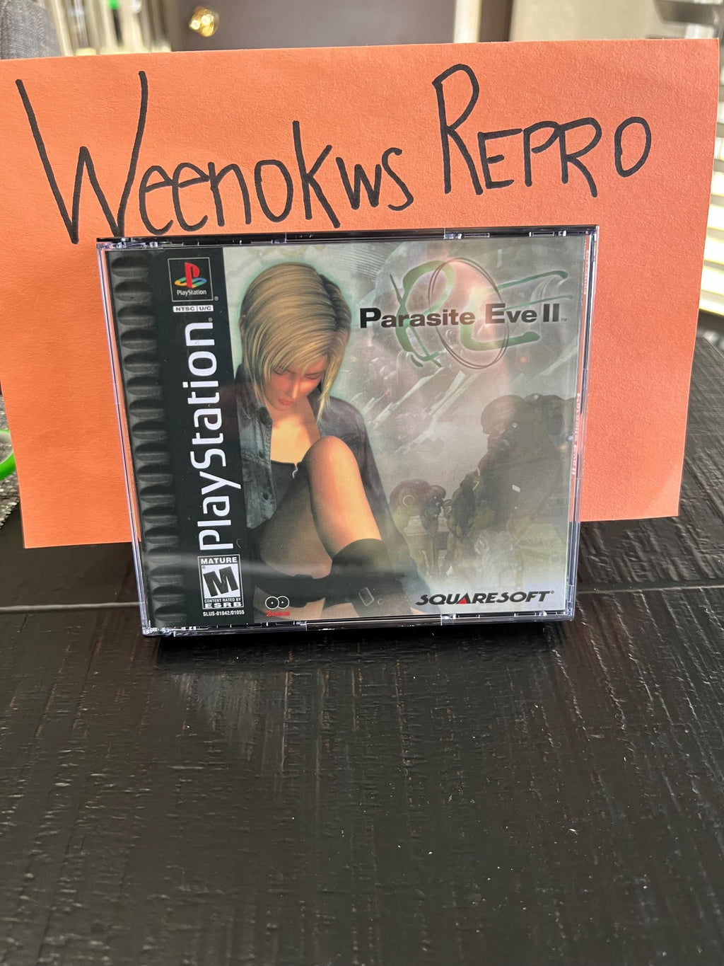 Parasite Eve II 2 REPLACMENT CASE No Disc Ps1