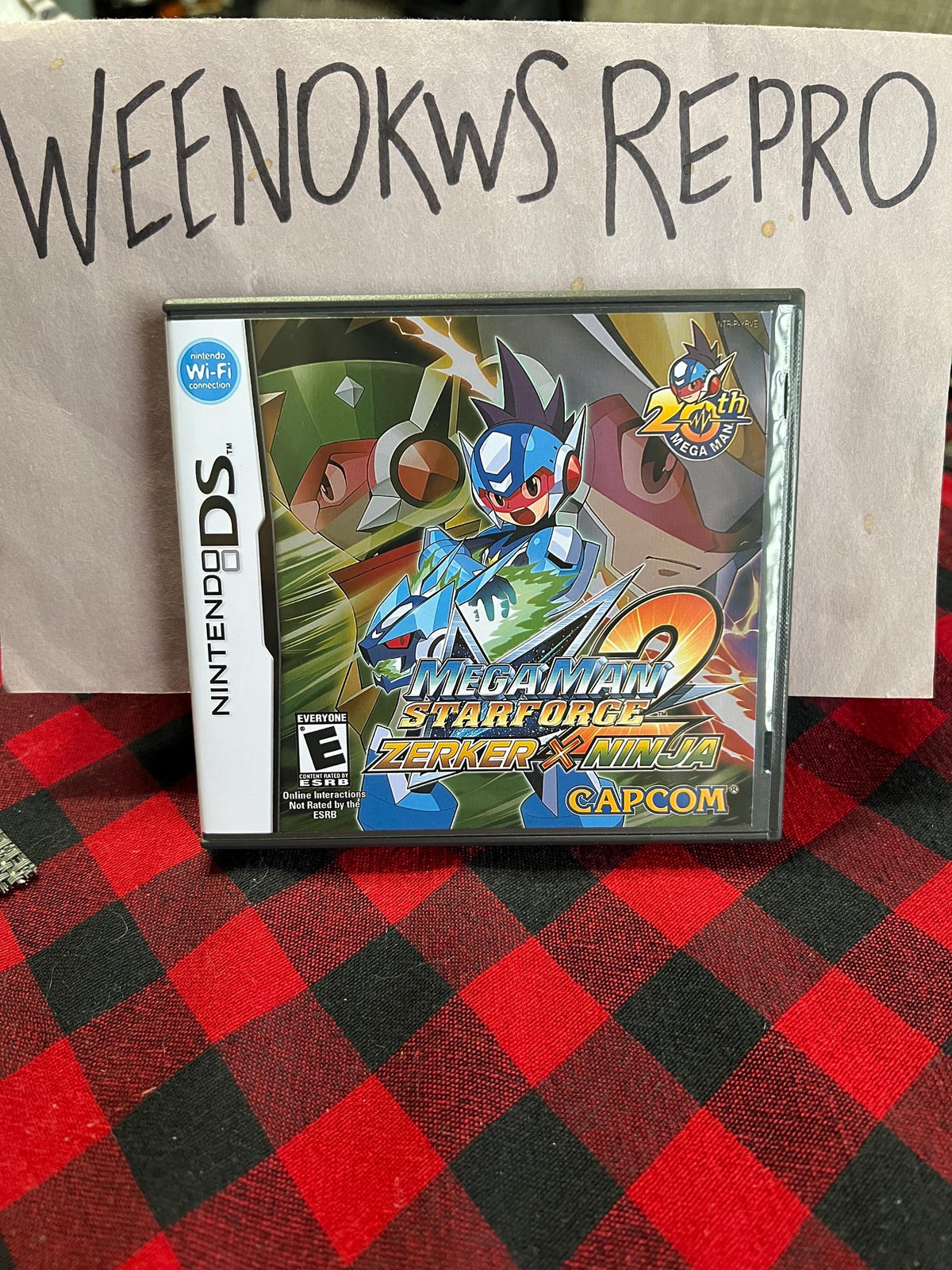 MegaMan Starforce 2 Zerker x Ninja REPLACEMENT CASE No Game! Nintendo DS