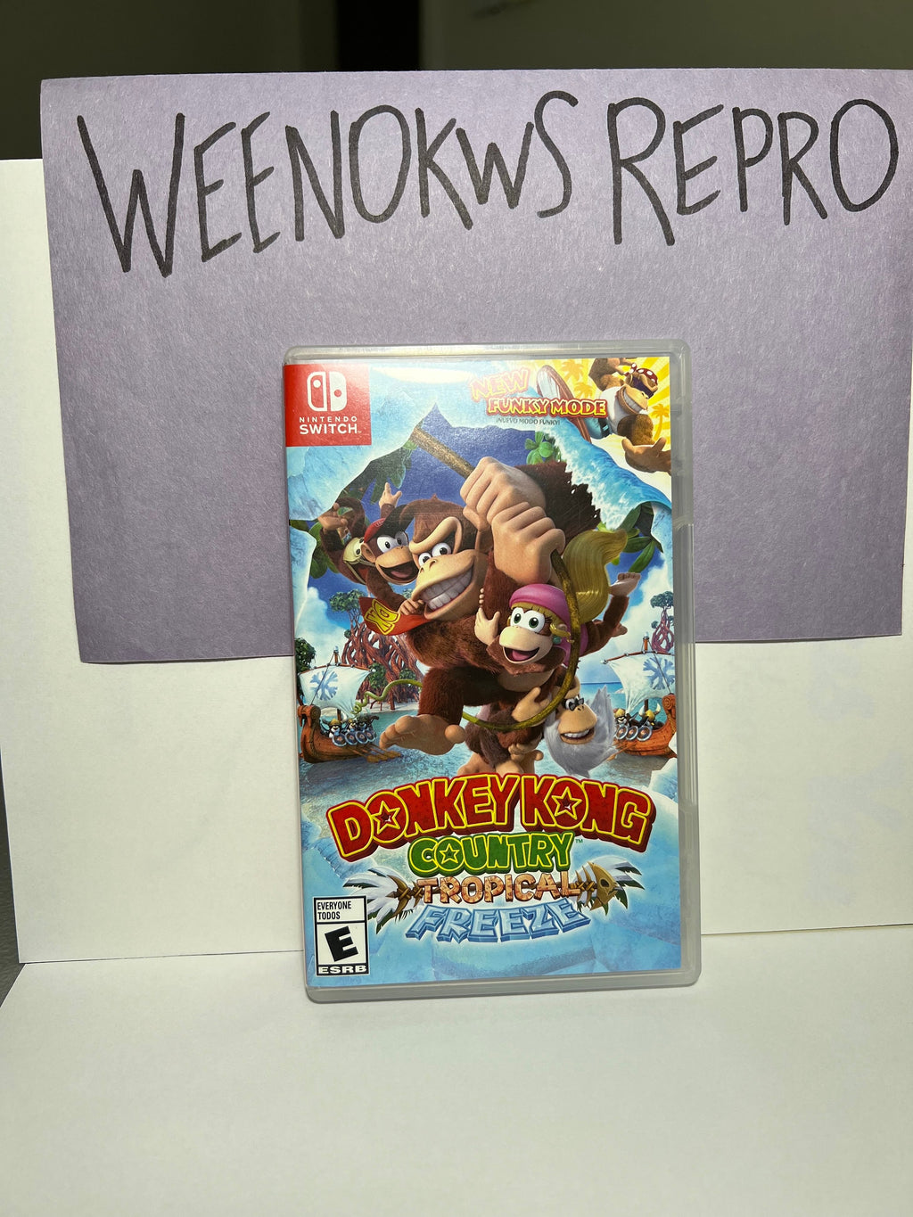 Donkey Kong Country Tropical Freeze REPLACEMENT CASE No Game! Nintendo Switch
