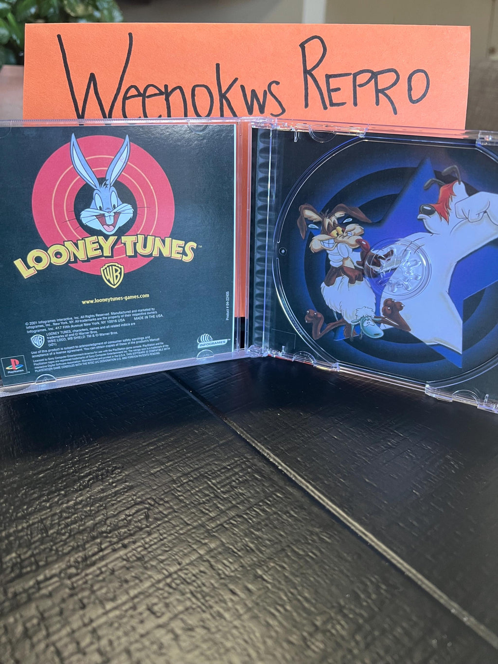 Looney Tunes Sheep Raider REPLACMENT CASE No Disc Ps1