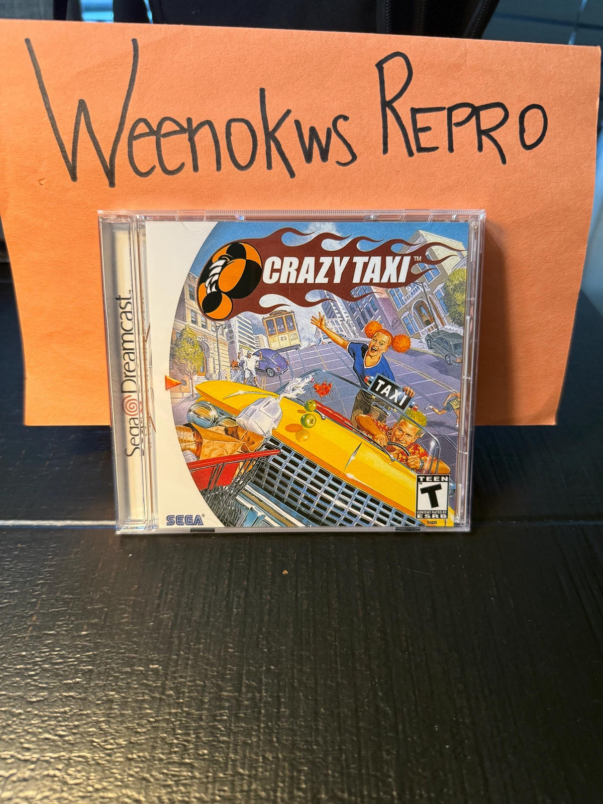 Crazy taxi 1 REPRODUCTION CASE No Disc Dreamcast