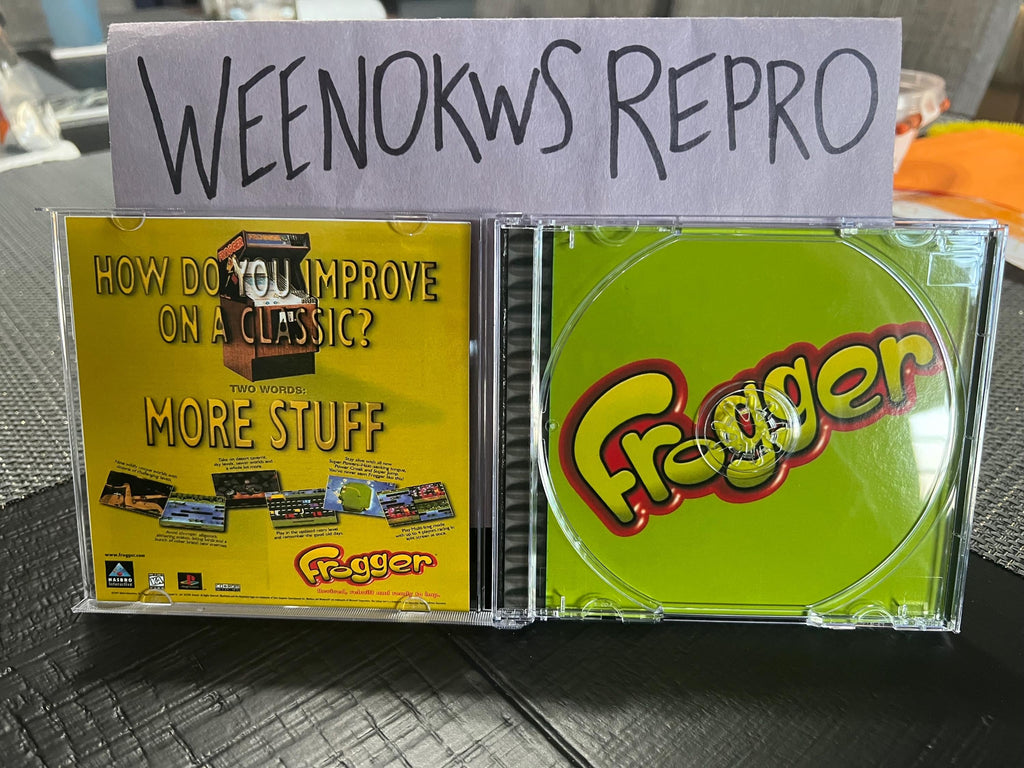 Frogger REPLACMENT CASE No Disc ps1