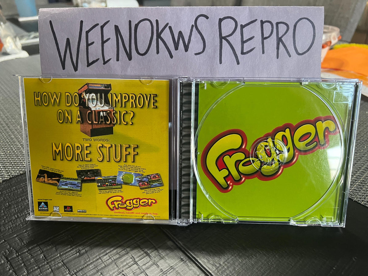 Frogger REPLACMENT CASE No Disc ps1