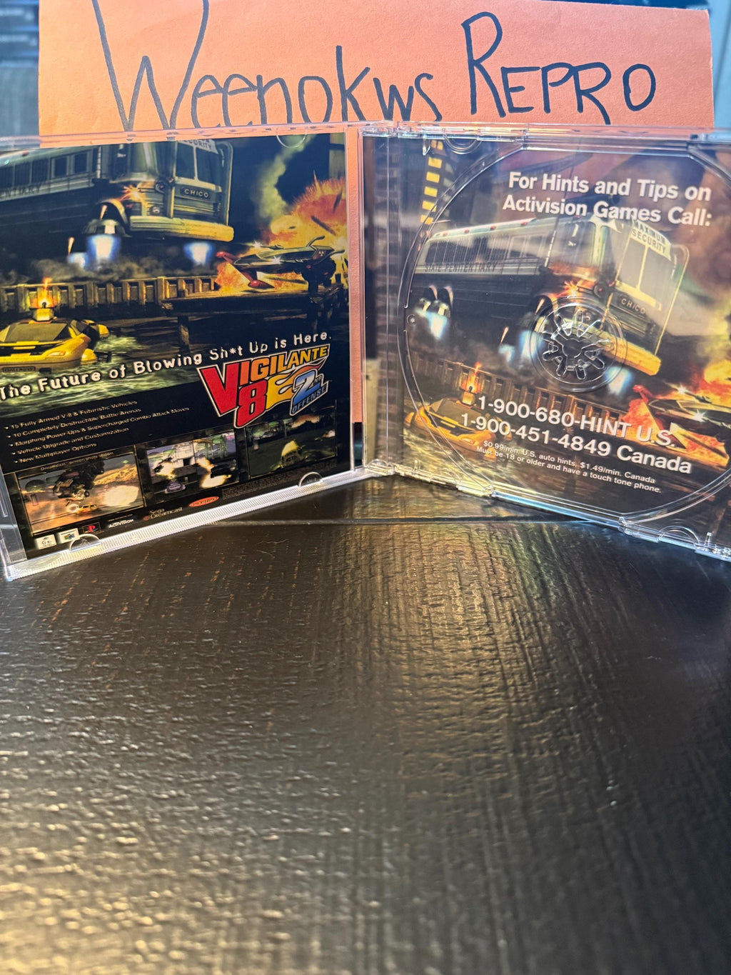 Vigilante 8 2nd Offense REPLACMENT CASE No Disc ps1