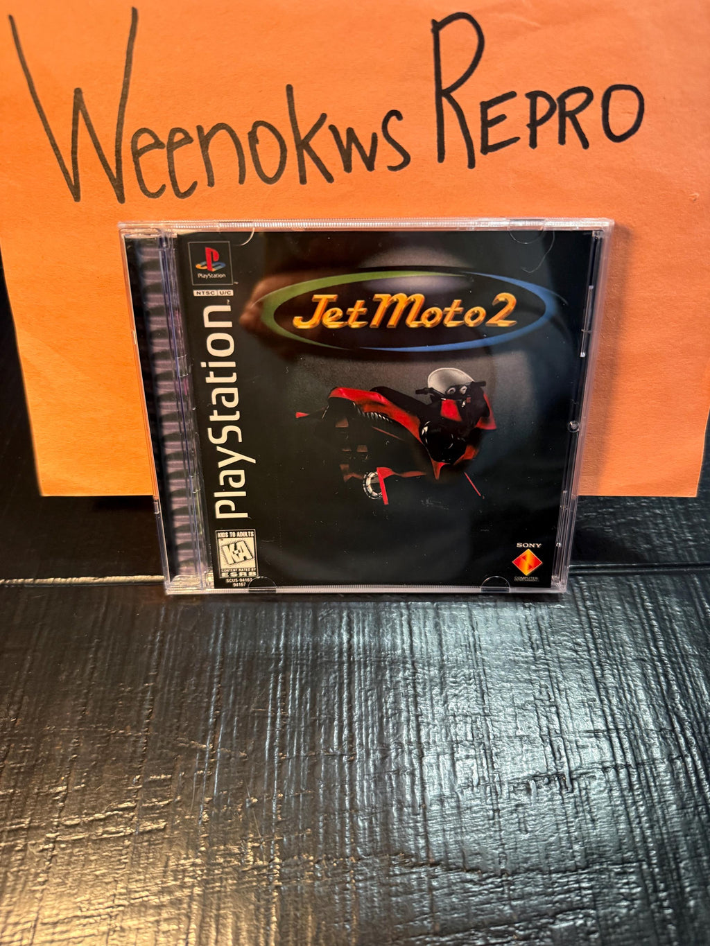 Jet Moto 2 REPLACMENT CASE No Disc ps1