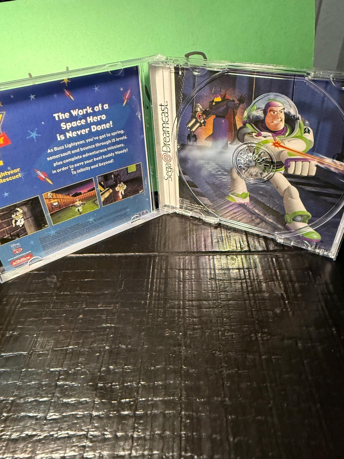 Toy Story 2 Buzz Lightyear to the Rescue REPRODUCTION CASE No Disc Dreamcast