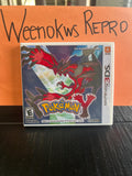 Pokemon Pokémon Y REPLACEMENT CASE No Game! Nintendo 3ds
