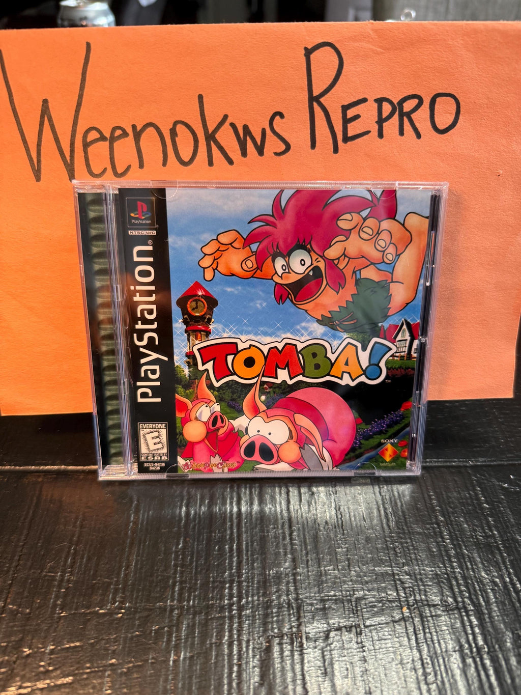 Tomba! REPLACMENT CASE No Game! Ps1