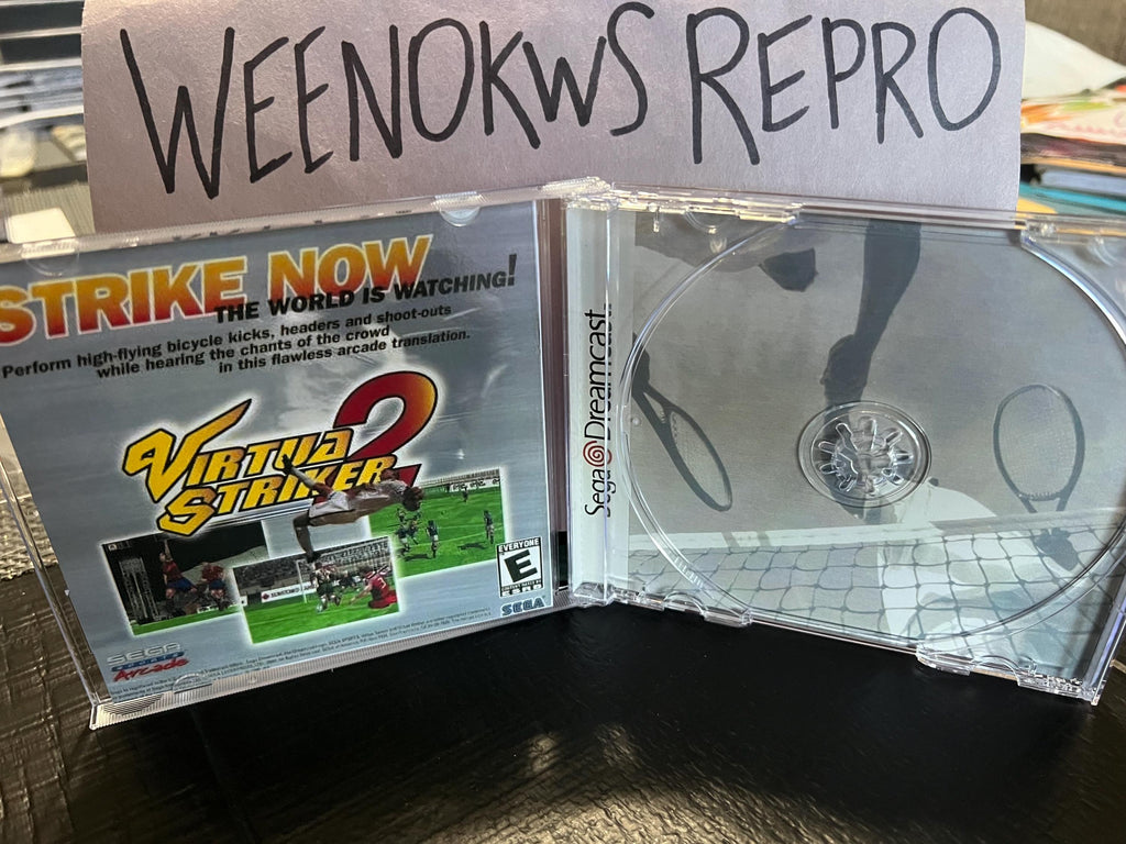 Virtua Tennis REPRODUCTION CASE No Disc! Dreamcast