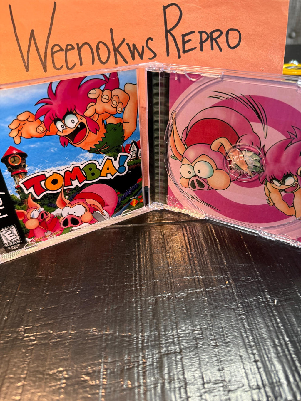 Tomba! REPLACMENT CASE No Game! Ps1