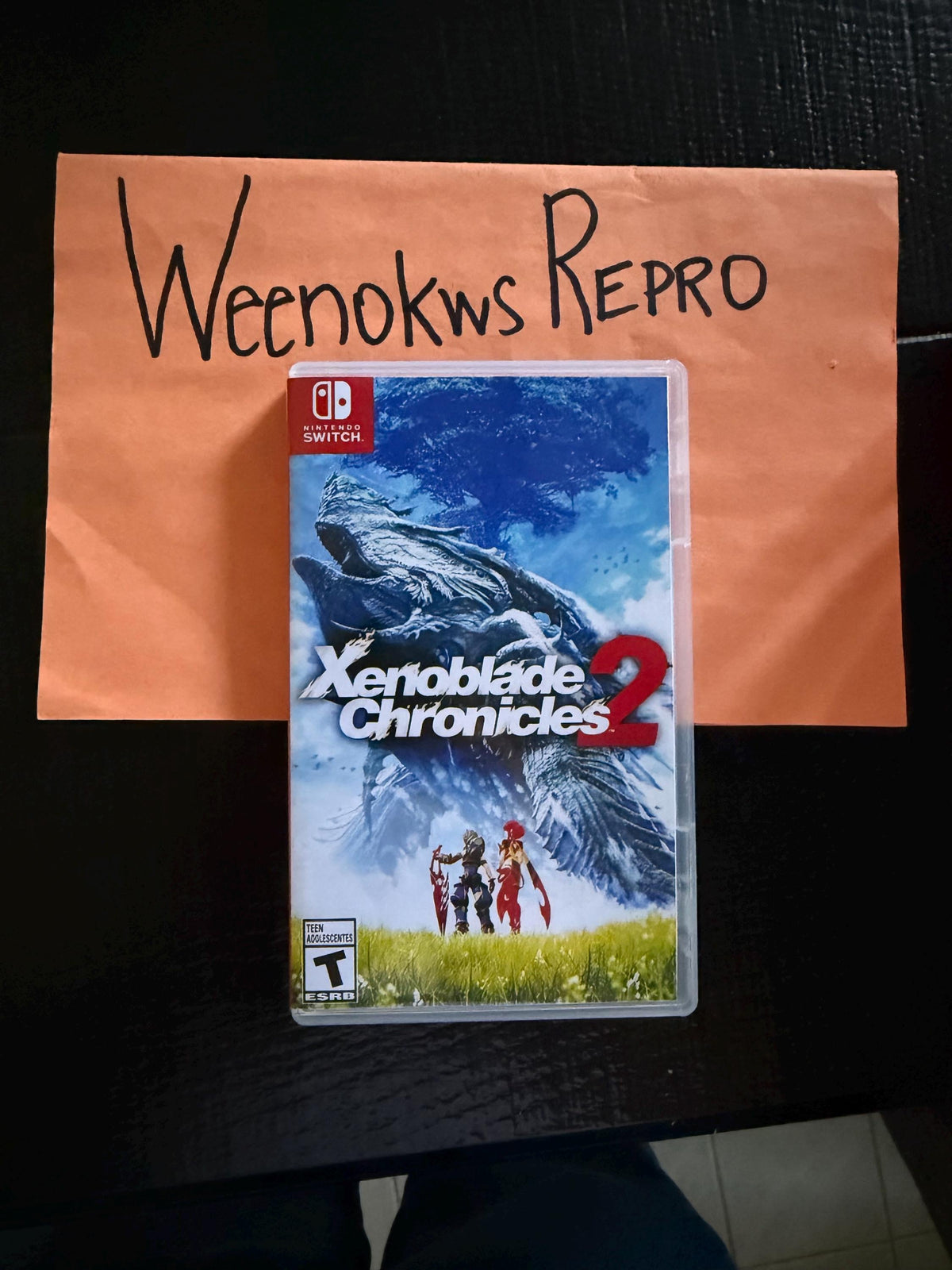 Xenoblade Chronicles 2 REPLACEMENT CASE No Game! Nintendo Switch