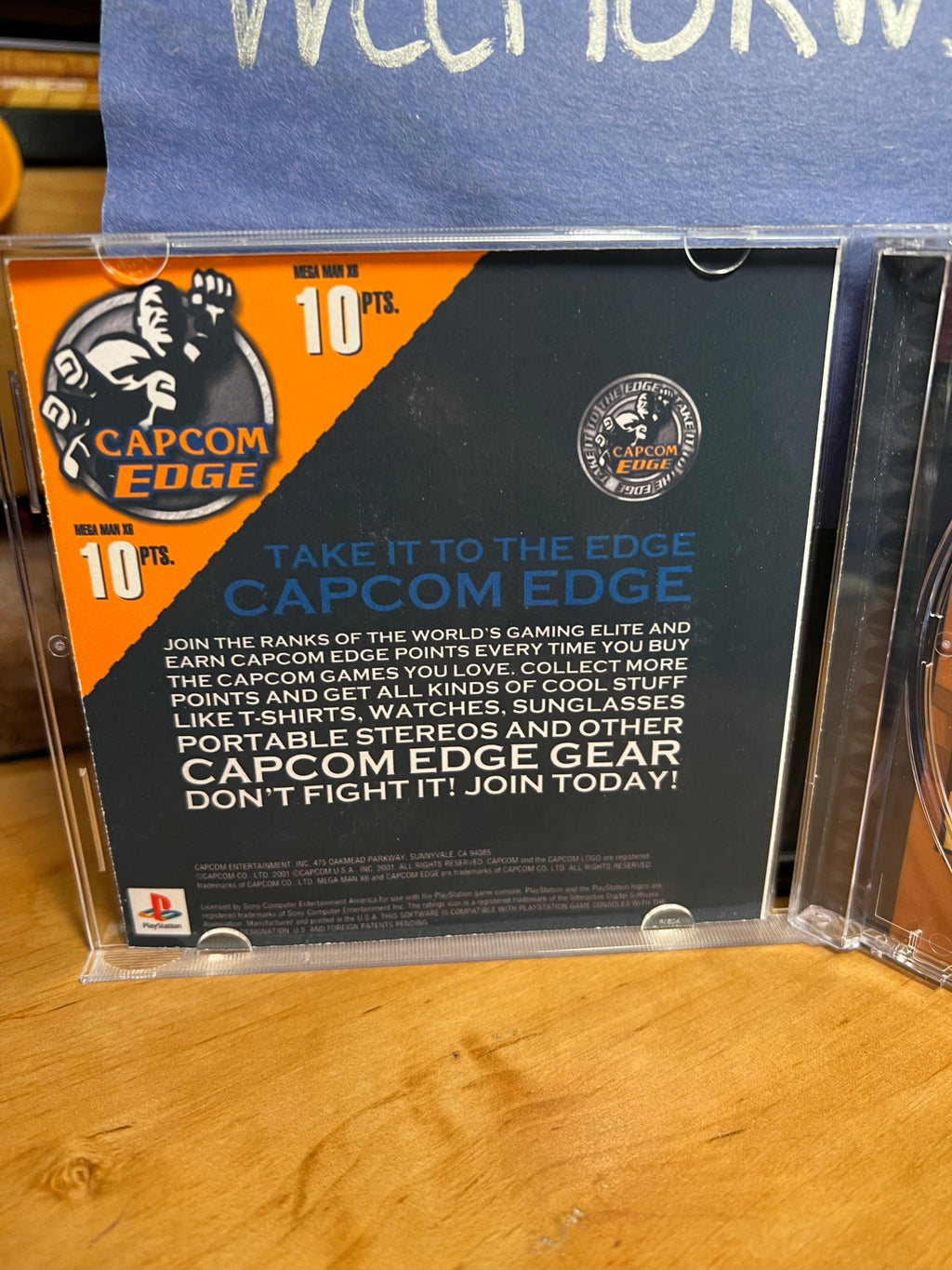 MegaMan X6 REPLACMENT CASE No Disc Ps1