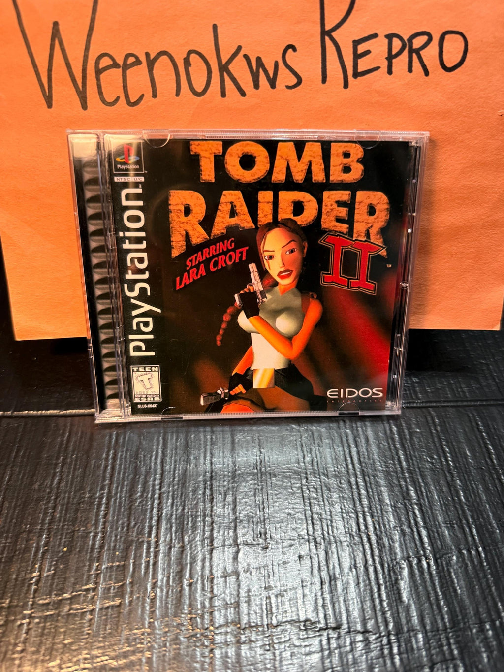 Tomb Raider II 2 REPLACMENT CASE No Disc ps1