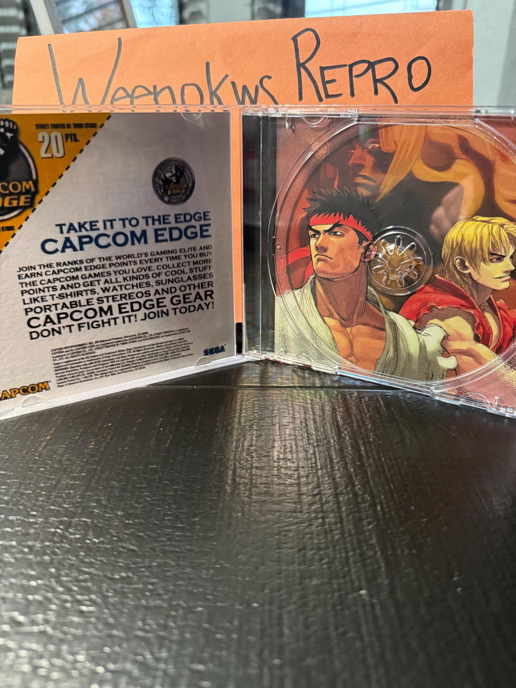 Street Fighter 3 III Third strike 3rd strike REPRODUCTION CASE No Disc Dreamcast