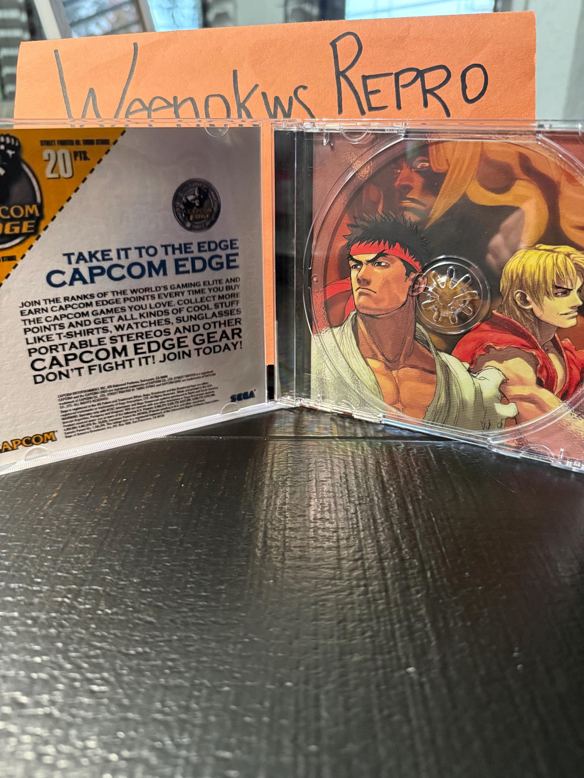 Street Fighter 3 III Third strike 3rd strike REPRODUCTION CASE No Disc Dreamcast