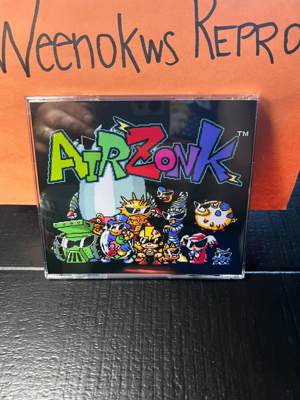 Air Zonk REPRODUCTION Case No Game 3D Printed Turbo Grafx