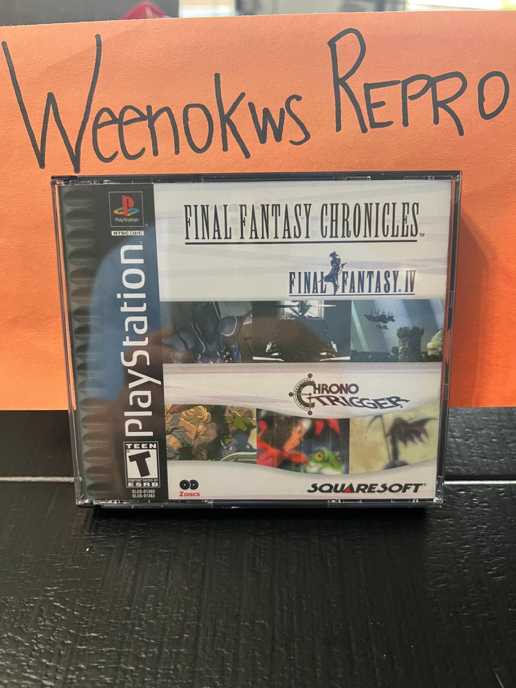 Final Fantasy Chronicles REPLACMENT CASE No Disc Ps1