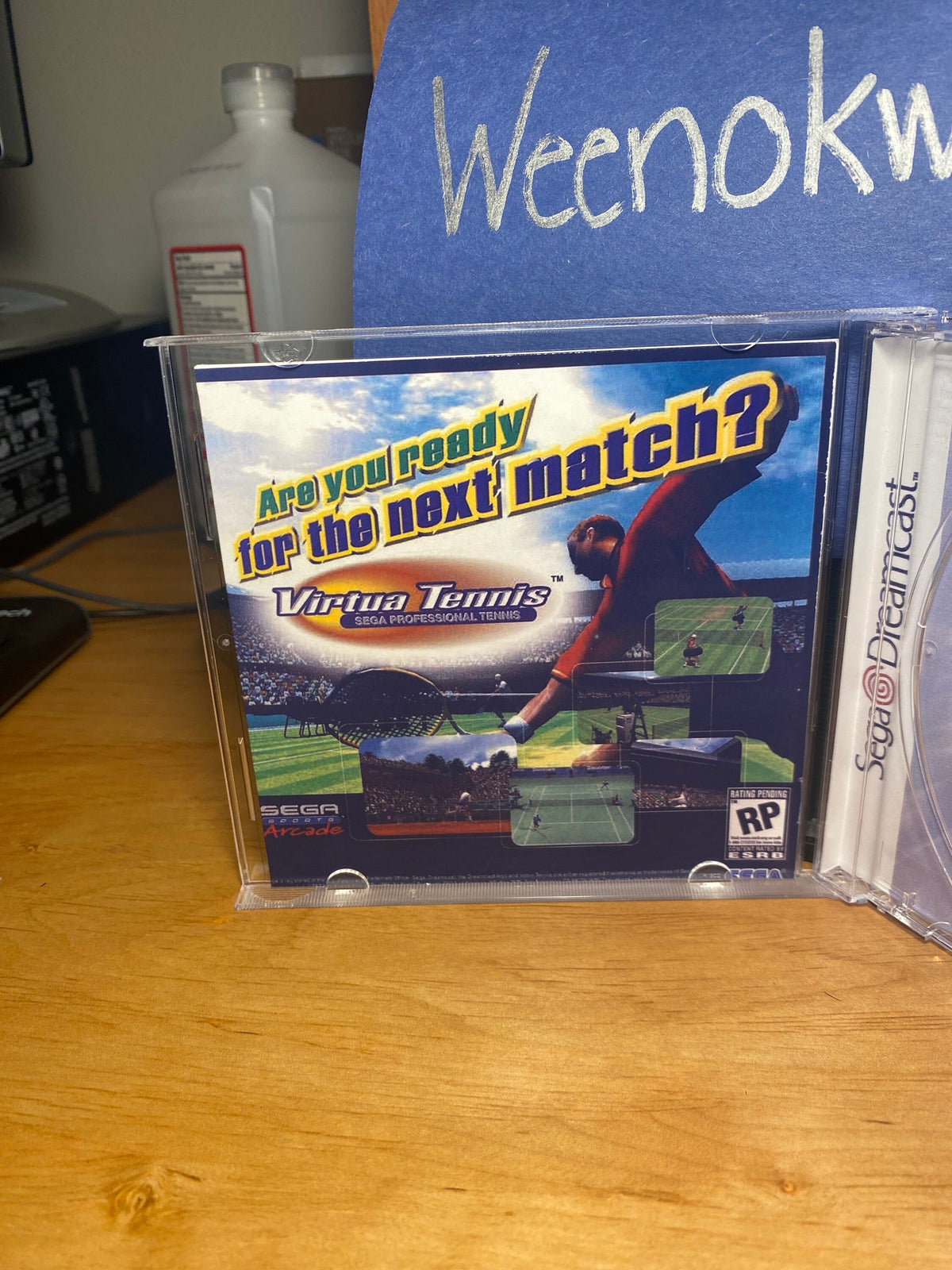 Virtua Striker 2 REPRODUCTION CASE No Disc Dreamcast
