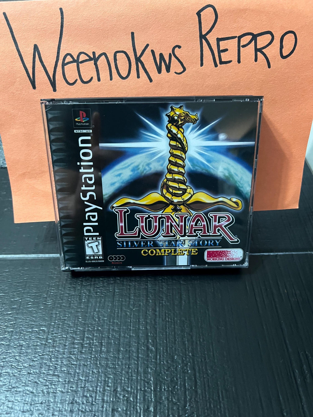 Lunar Silver Star Story Complete  REPLACMENT CASE No Game! Ps1