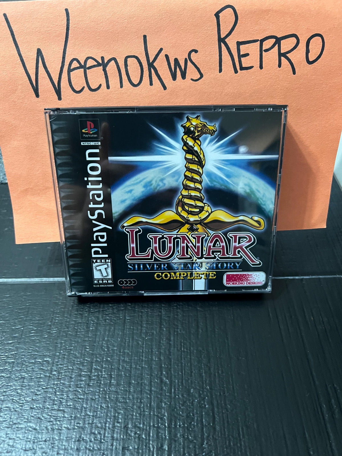 Lunar Silver Star Story Complete  REPLACMENT CASE No Game! Ps1