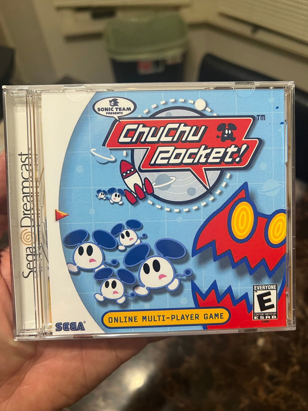 ChuChu Rocket! REPRODUCTION CASE No Game! Dreamcast