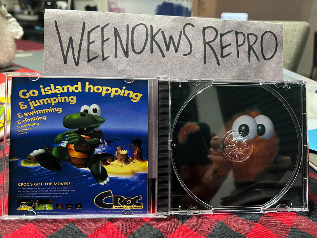 Croc Legend of Gobbos REPLACMENT CASE No Disc ps1